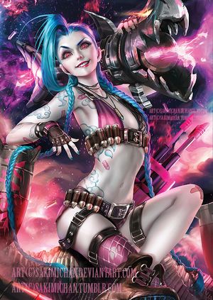 Jinx by sakimichan