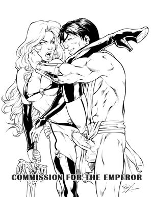 Emperor and Lady Death by r_ex