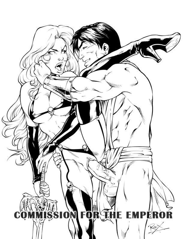 Emperor and Lady Death by r_ex