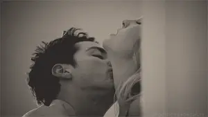 neck kissing gif