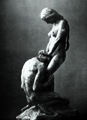inpassioned:Gustav Vigeland, Kneeling Man Embracing Standing...