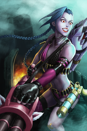 League of Legends - Jinx! by GenghisKwan