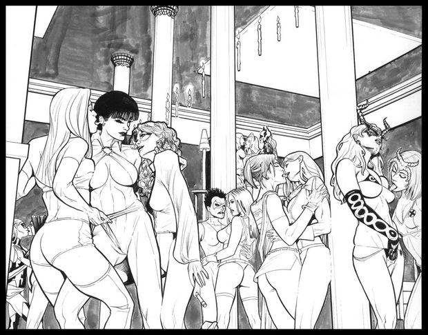 amora avengers batgirl broadsword_comics carol_danvers crossover dc emma_frost enchantress jessica_drew jocasta marrow marvel ms._marvel power_girl red_raver roadkill shadowcat spider-woman supergirl tagme tarot tarot:_witch_of_the_black_rose thor vampire