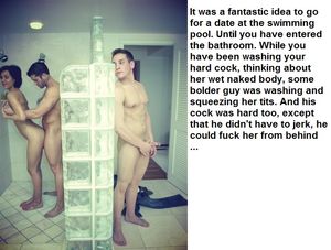 Swimming pool showers