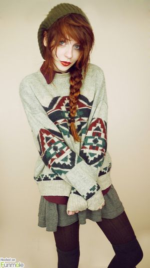 Somehow imaging what's under that sweater is almost as good