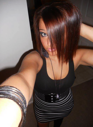 Hot Emo Slut self shot