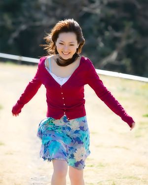 Japanese girl in pretty panties