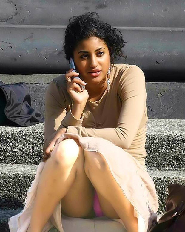 Sexy amateur upskirts in public