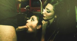 Cocksucking in the train.