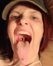 megan zass extraordinarily long tongue