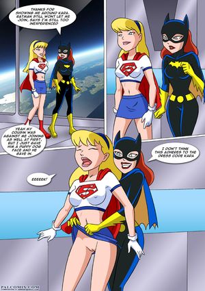 barbara_gordon batgirl dc dcau female justice_league_unlimited palcomix supergirl superman_the_animated_series the_new_batman_adventures
