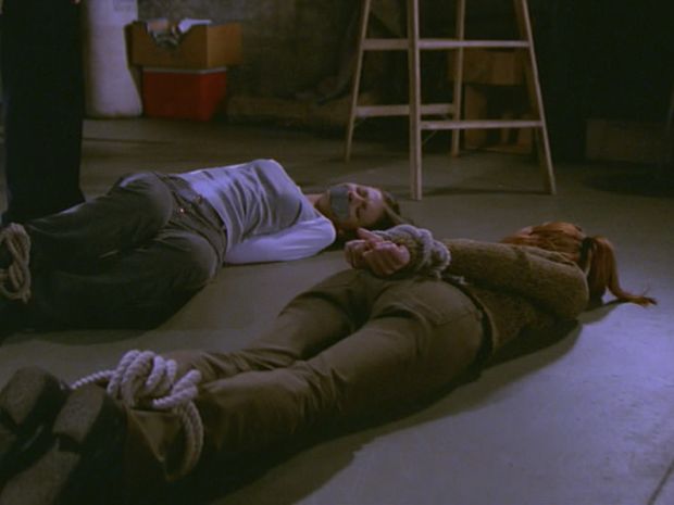Alyson Hannigan, Michelle Trachtenberg bound - Buffy - Normal Again