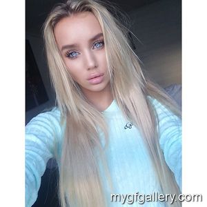 Sweet blonde girl Helene