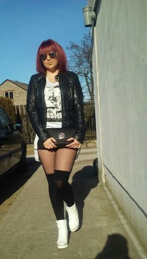 Finally home, after naughty party and long walk of shame