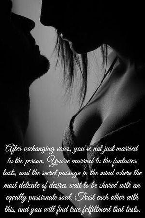 I’m so glad that when we exchanged vows M, that we could talk and share everything down to our dirtiest thoughts. And after all these years, our trust for each other is stronger than ever before. Help bring back my wife back to tumblr and become interacti