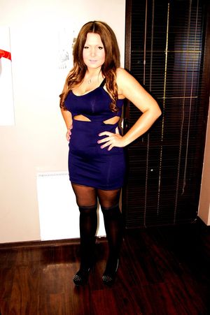 Barely standing on her legs, but will be hell more confident on her knees