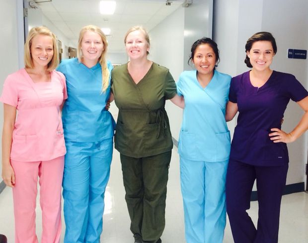 Very hot group of nurses