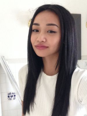 loveknows-hang: my hair is getting so long dude v(=∩_∩=)ﾌ...