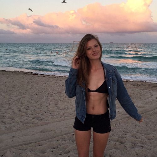 @mckennaberkley (via selfshotmag):
Celebrating my last week as a...