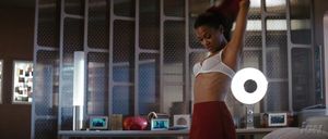 Zoe Saldana Undressing