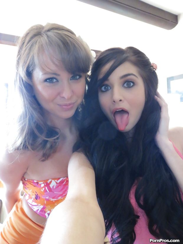 Adorable teenage gals with tiny tits stripping and caressing each other amateur handjob