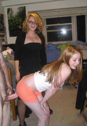 skumora:Wife enjoys watching her husband fuck her little sister