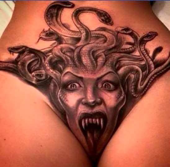 Kiss medusa and she will turn you hard as a rock!