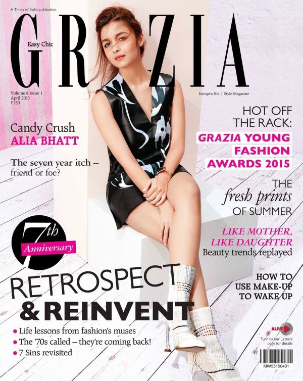 Alia Bhatt PUSSY SHOW ON Grazia Magazine Photoshoot