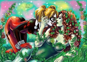 Poison Ivy x Harley Quinn by Autumn-Sacura