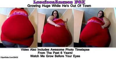 bbwssbbw2:Time Lapse Growing Huge While He’s Away...