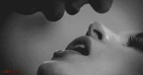 hot lips kiss gif