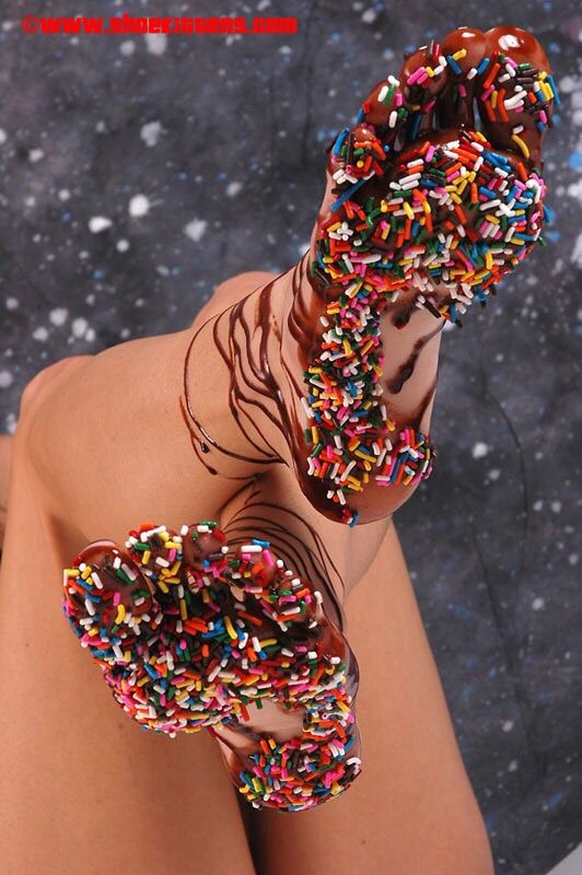 It’s his birthday, so you covered your feet in chocolate sauce and sprinkles. If he can lick them squeeky clean in 5 minutes he might get a birthday orgasm.More games