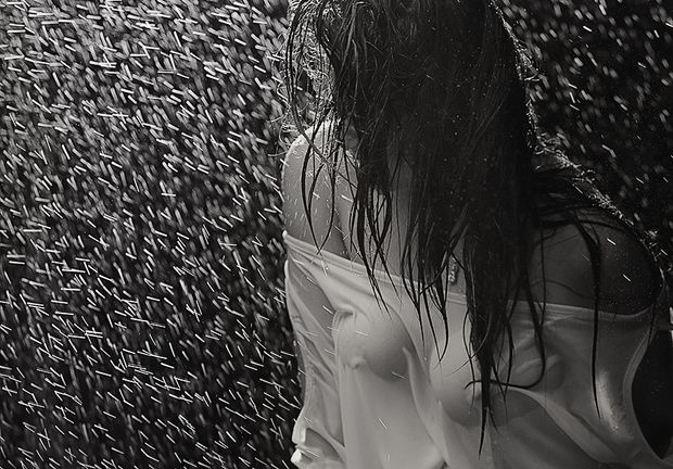 Caught in the rain