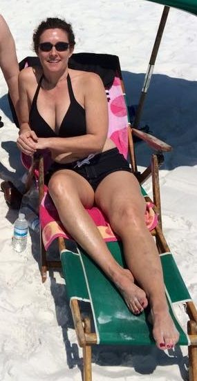 on the beach