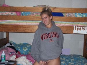 Virginia student in dorm with out panties