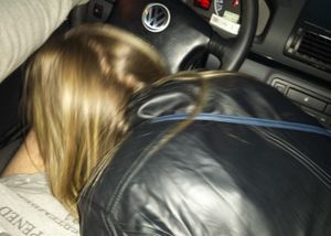 Road rule, lift for a blowjob