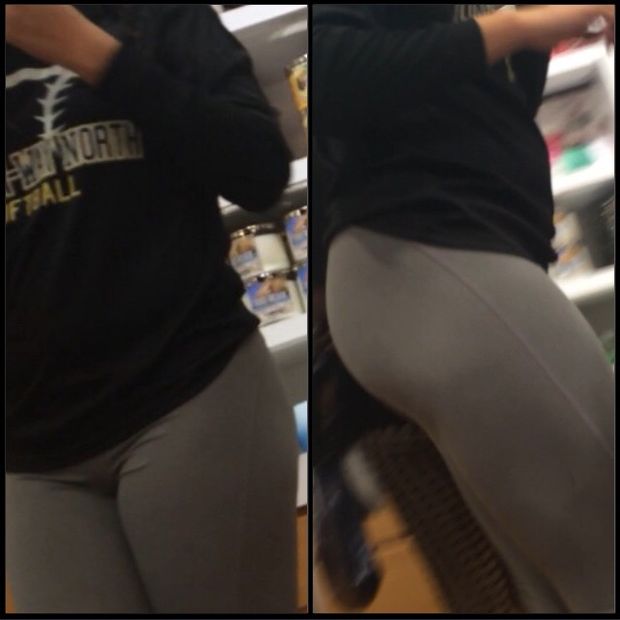 Gray legging bigbooty teen