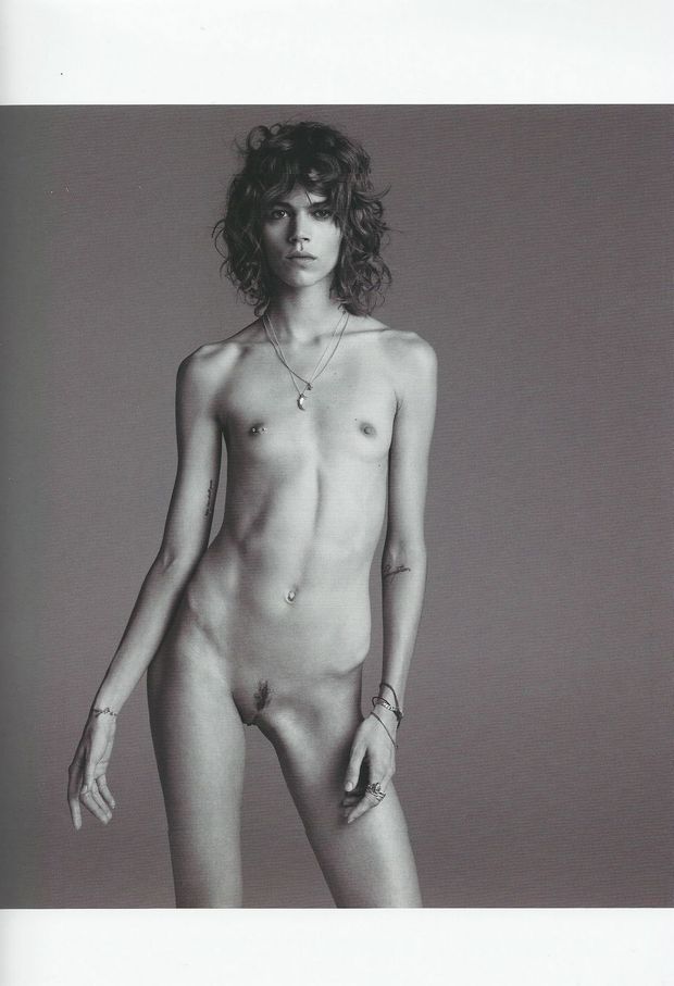 Freja Beha full frontall nude, shows small tits and pussy