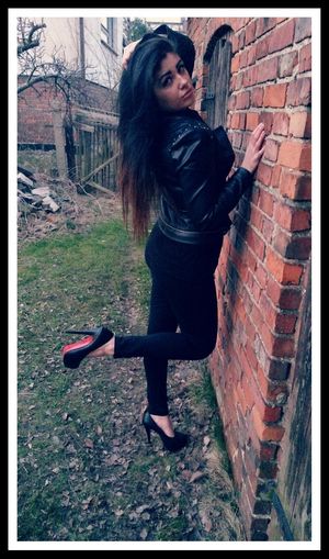 Dark hair countrygirl