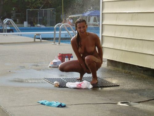 Naked in public