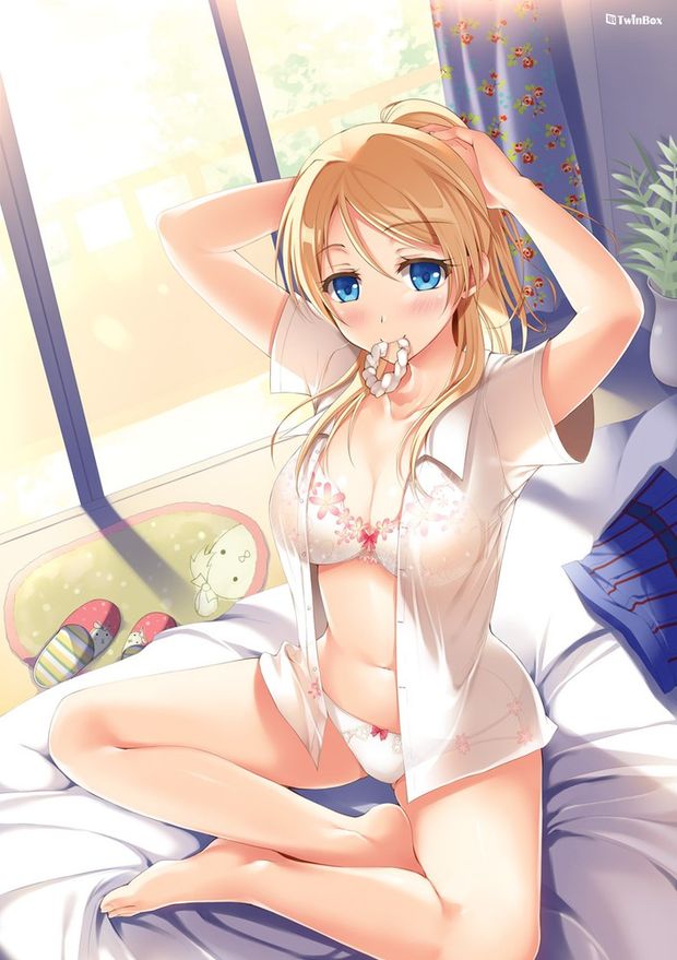 Tying Her Hair
