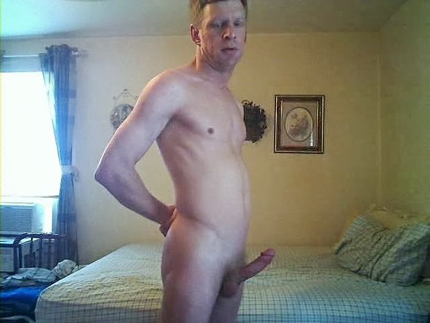 David Steckel naked with erect penis