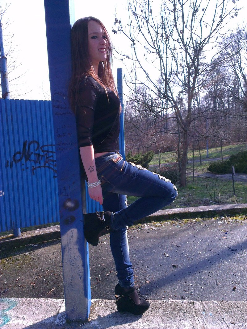 Waiting for a bus or horny guy in a car?