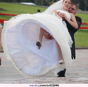 put me down...that cameraman is looking up my dress!