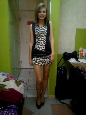 Horny and slutty this is her fav way of look