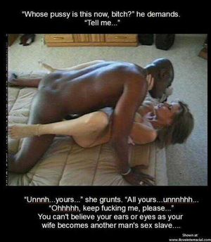 Slave to his big, black cock