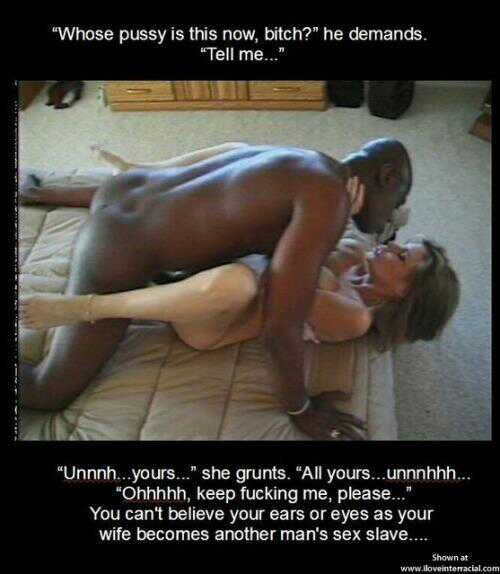 Slave to his big, black cock