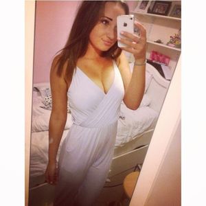 veryabusivedaddy: It&#8217;s a shame she chose white, it might cover up cum but it won&#8217;t cover up piss and blood&#8230; Stupid little cunt