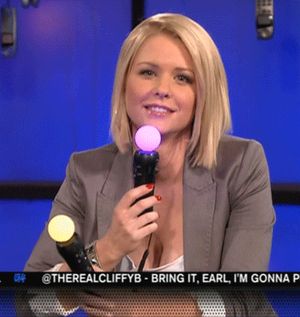 wake up with Carrie Keagan suck... and another in another hand (as Power Girl/dance) SOURCE GIFS 32 D 36-25-35 VH1 TV