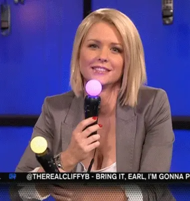 wake up with Carrie Keagan suck... and another in another hand (as Power Girl/dance) SOURCE GIFS 32 D 36-25-35 VH1 TV